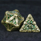 DND Dice - Skull Series Metal Dice Set