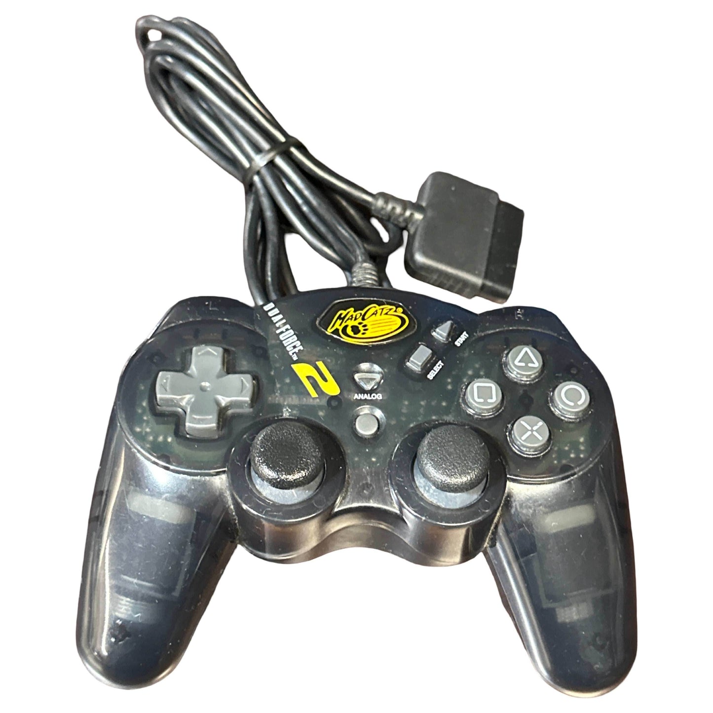 PlayStation 2 DualShock 2 Official-Controller - Smoke Black Mad Catz Dual Force 2