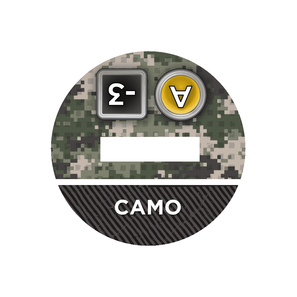 N4 Bases for 3D Markers - 25mm / Camo -3 / A