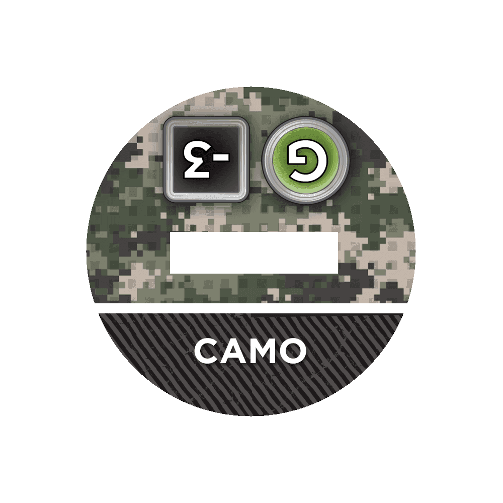 N4 Bases for 3D Markers - 25mm / Camo -3 / G