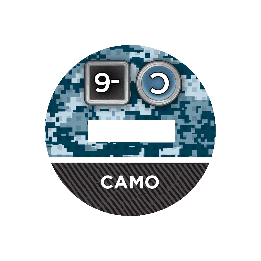 N4 Bases for 3D Markers - 25mm / Camo -6 / C