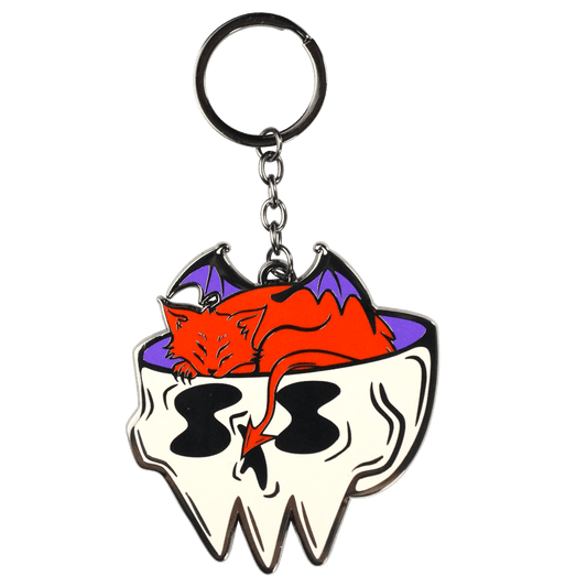 Cat Nap Keychain - 