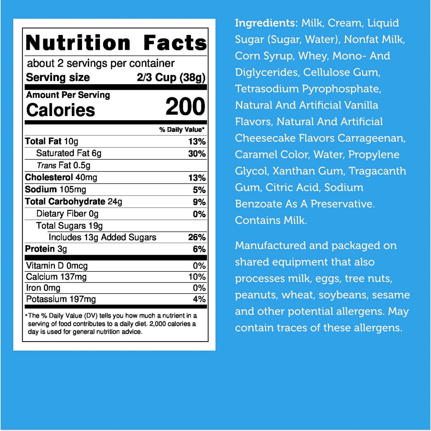 Freeze Dried Ice Cream That Does Not Melt (Bits) Cheesecake