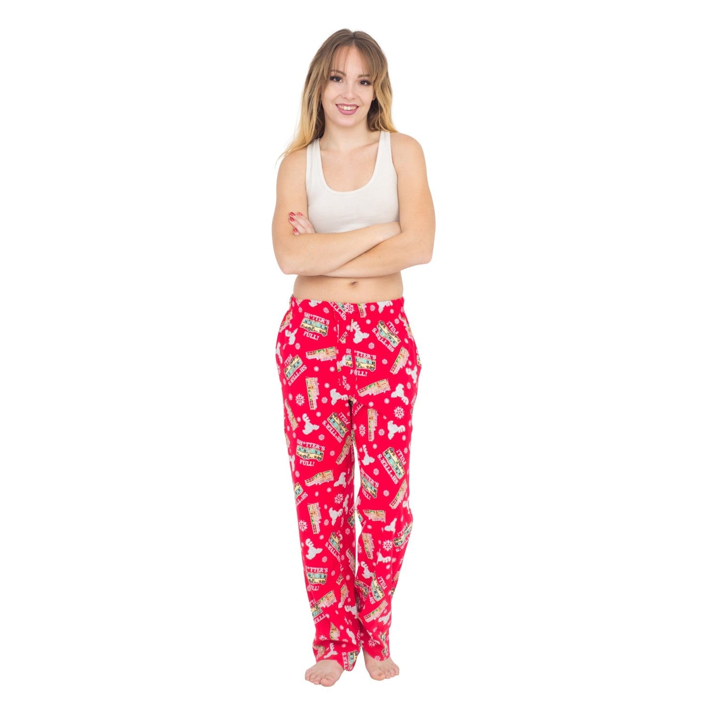 Christmas Vacation Shitter's Full Red Lounge Pants