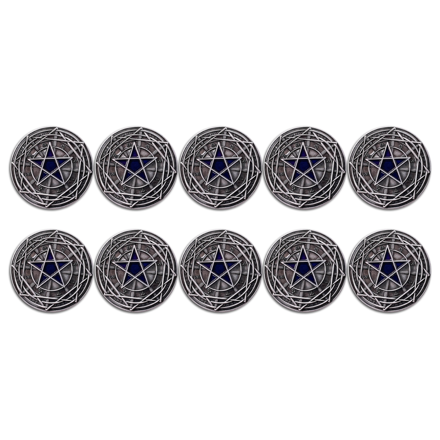 Class Coins - Warlock Metal Coins Set of 10