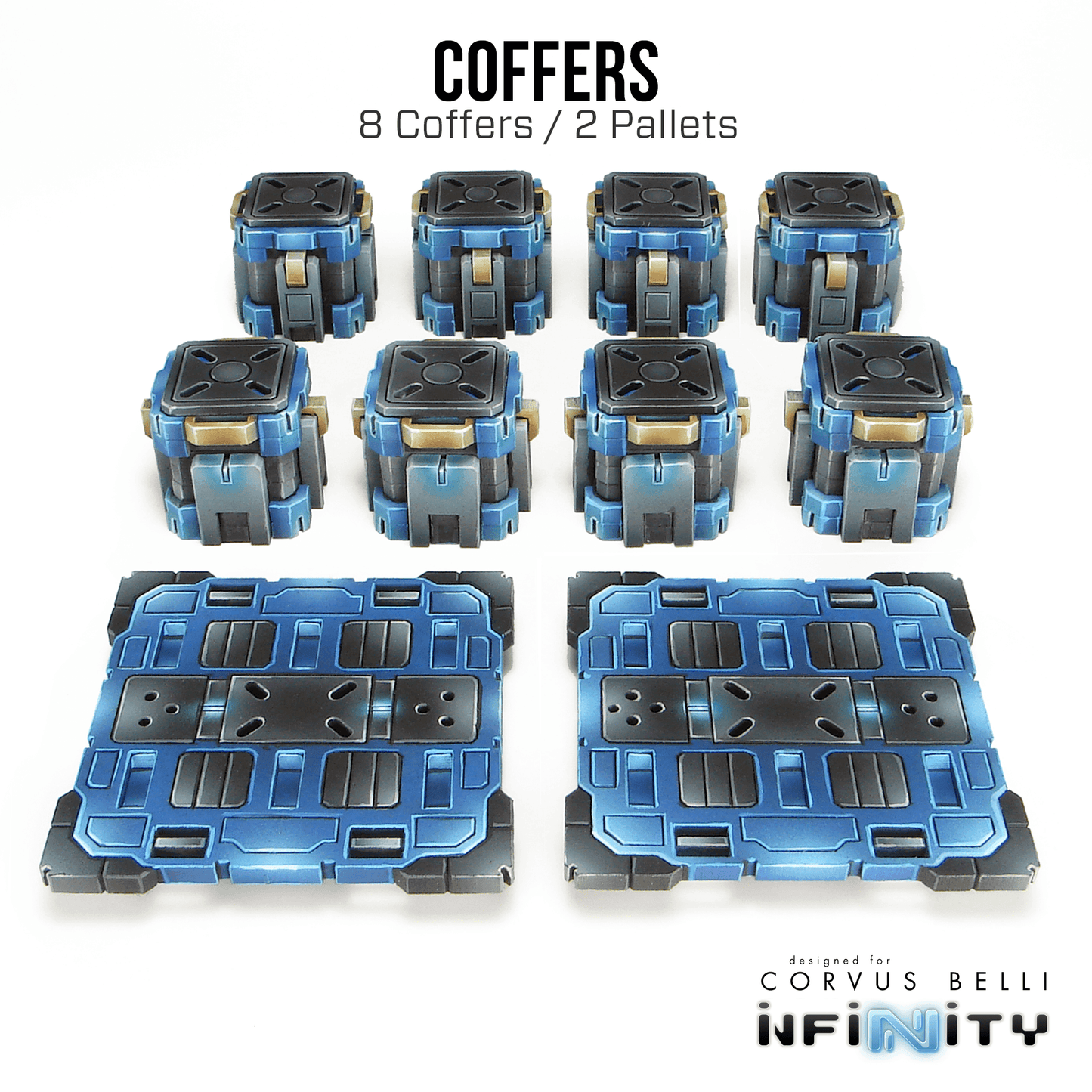 Kapsulo Coffers - 8 Coffers / 2 Pallets