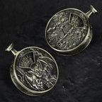 Unique Metal DND Spinning Dice Pocket Watch