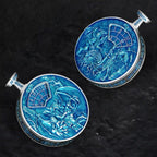 Unique Metal DND Spinning Dice Pocket Watch