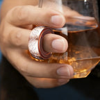 Cool Metal Fingertip Spinning D20 Dice Ring