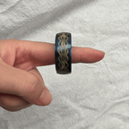 Cool Metal Fingertip Spinning D20 Dice Ring