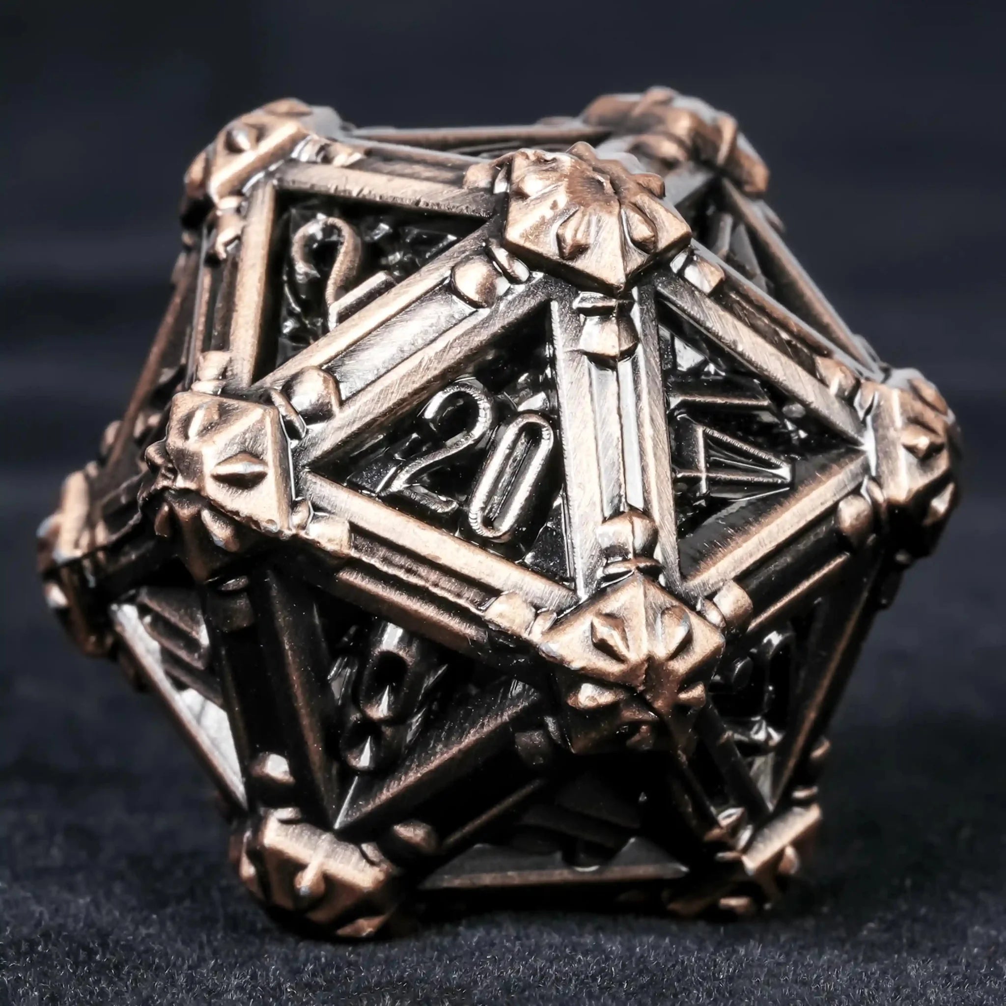 DND Dice - Skull Series Metal Dice Set