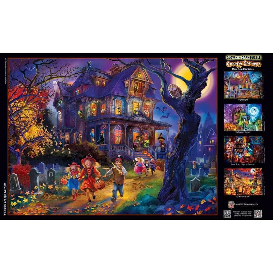 Creepy Corners Glow in the Dark Puzzle - 