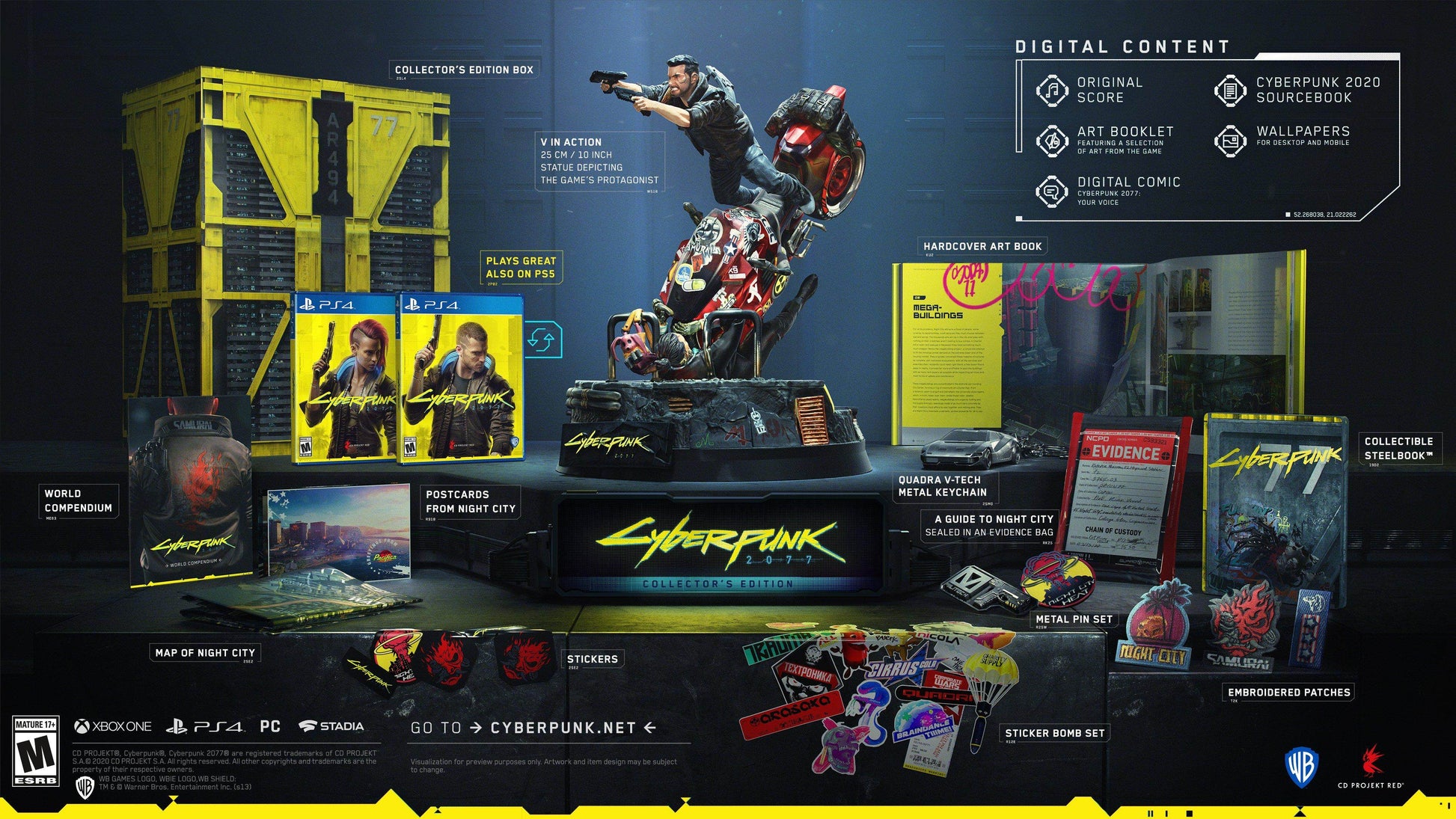 Cyberpunk 2077 Collector's Edition (Playstation 4) - Game Only