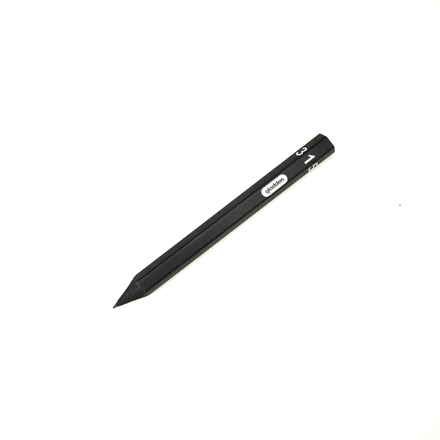 Pencil Dice™ - Black with numerals