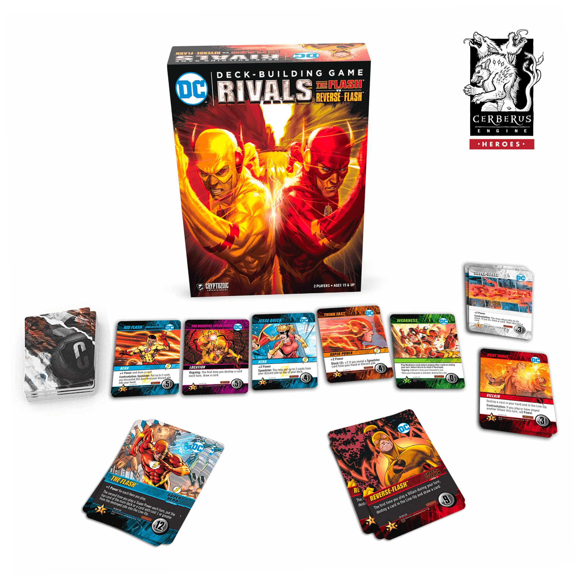 DC Deck-Building Game: Rivals – The Flash vs. Reverse-Flash (KICKSTARTER VERSION) - 