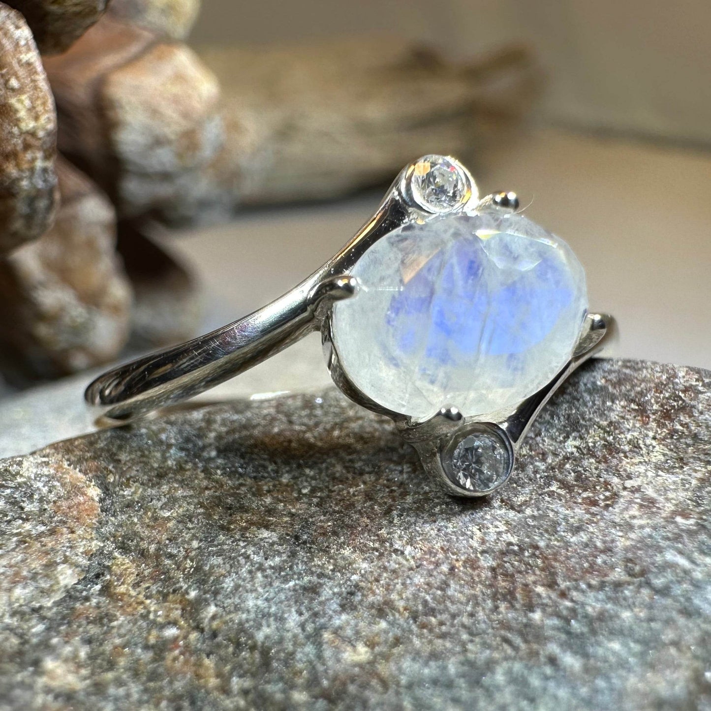 Lysandra Moonstone Ring - 5