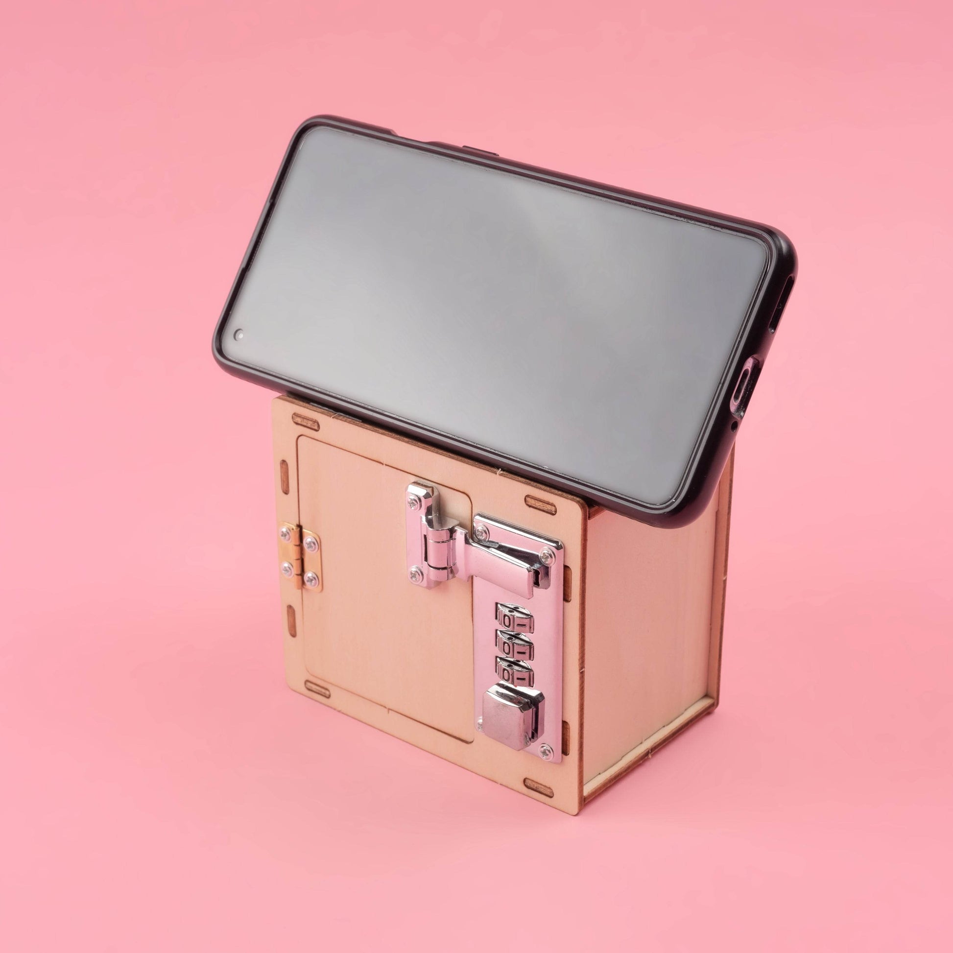 Combination Lock Box & Phone Holder DIY Kit, Educational STEM Toy - 