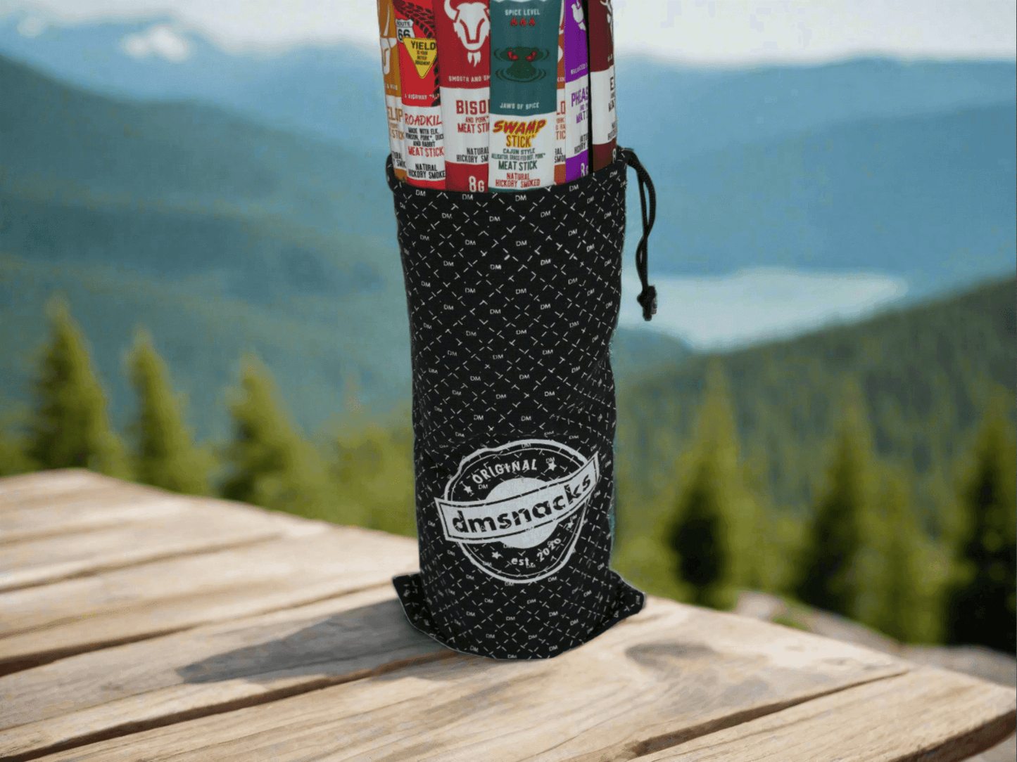 Exotic Meat Sticks Bag – 14 Wild Jerky Snacks | Gourmet Gift with Gamey Flavors - 