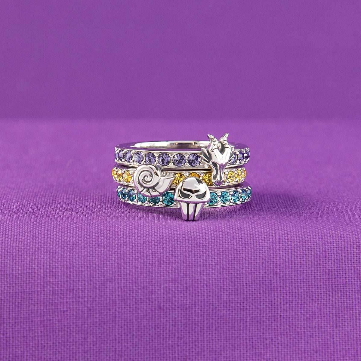 Disney X RockLove DISNEY HERCULES Hades Iconic Villains Stacker Ring - Size 5