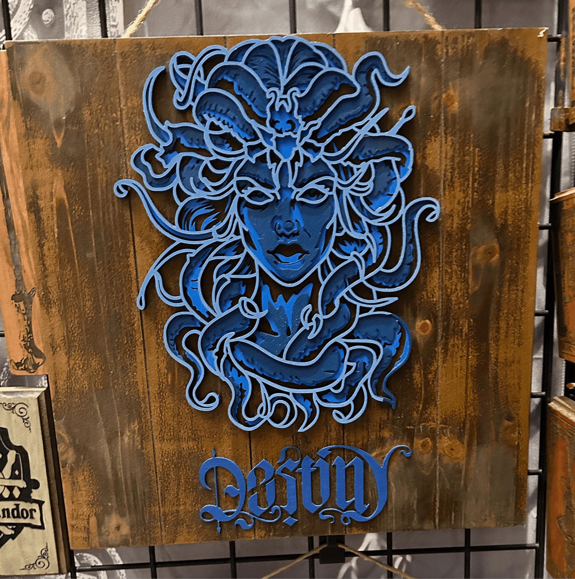3D Backlit Medusa - Coffin Lid