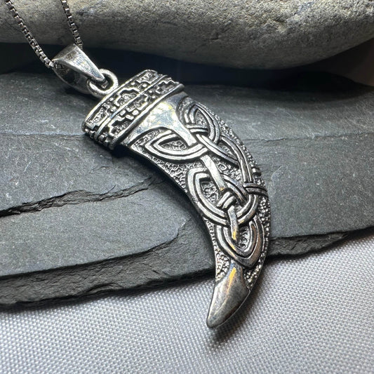 Celtic Wolf Claw Necklace - 