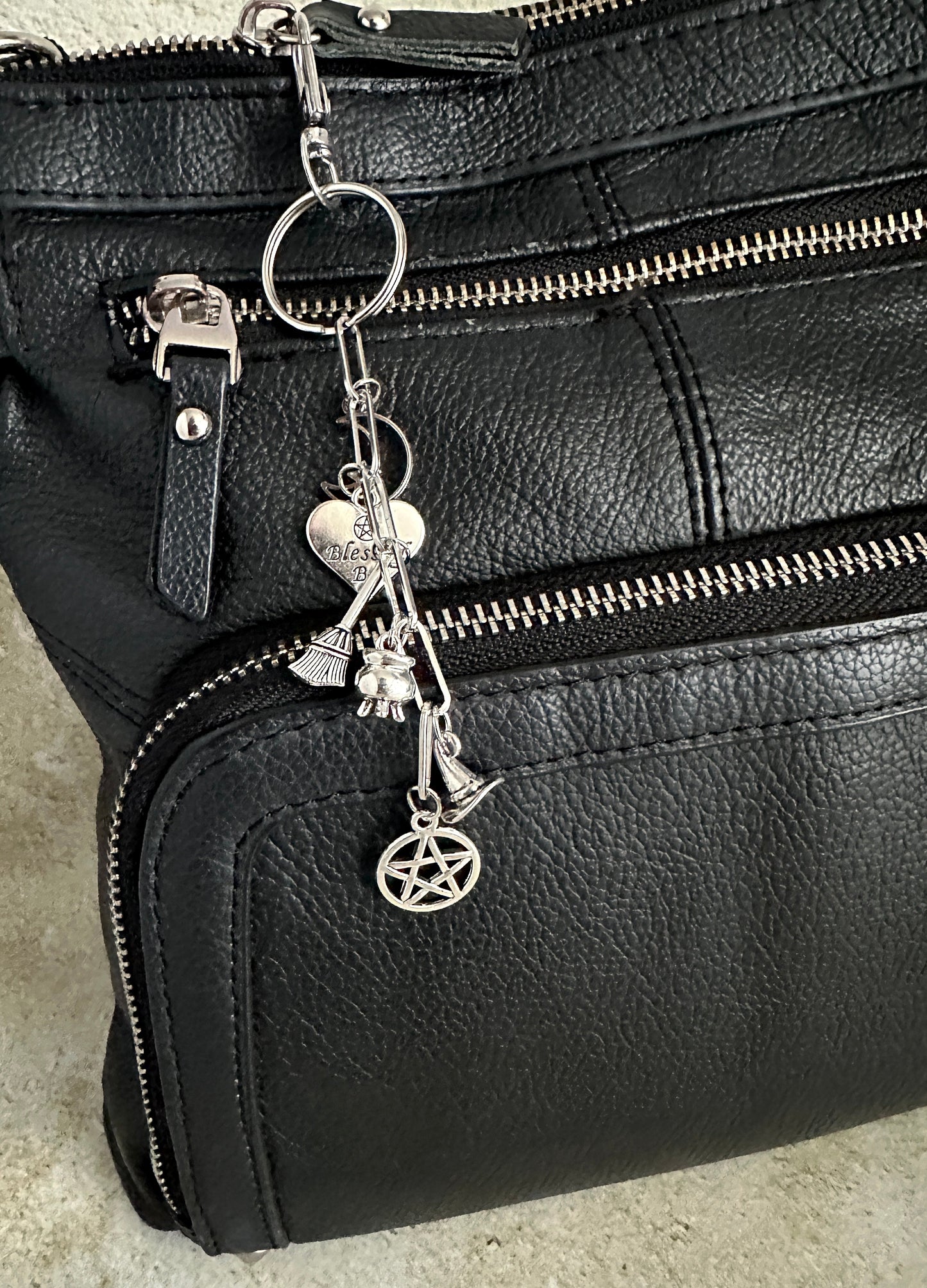 Witchy Bag Charm Keychain