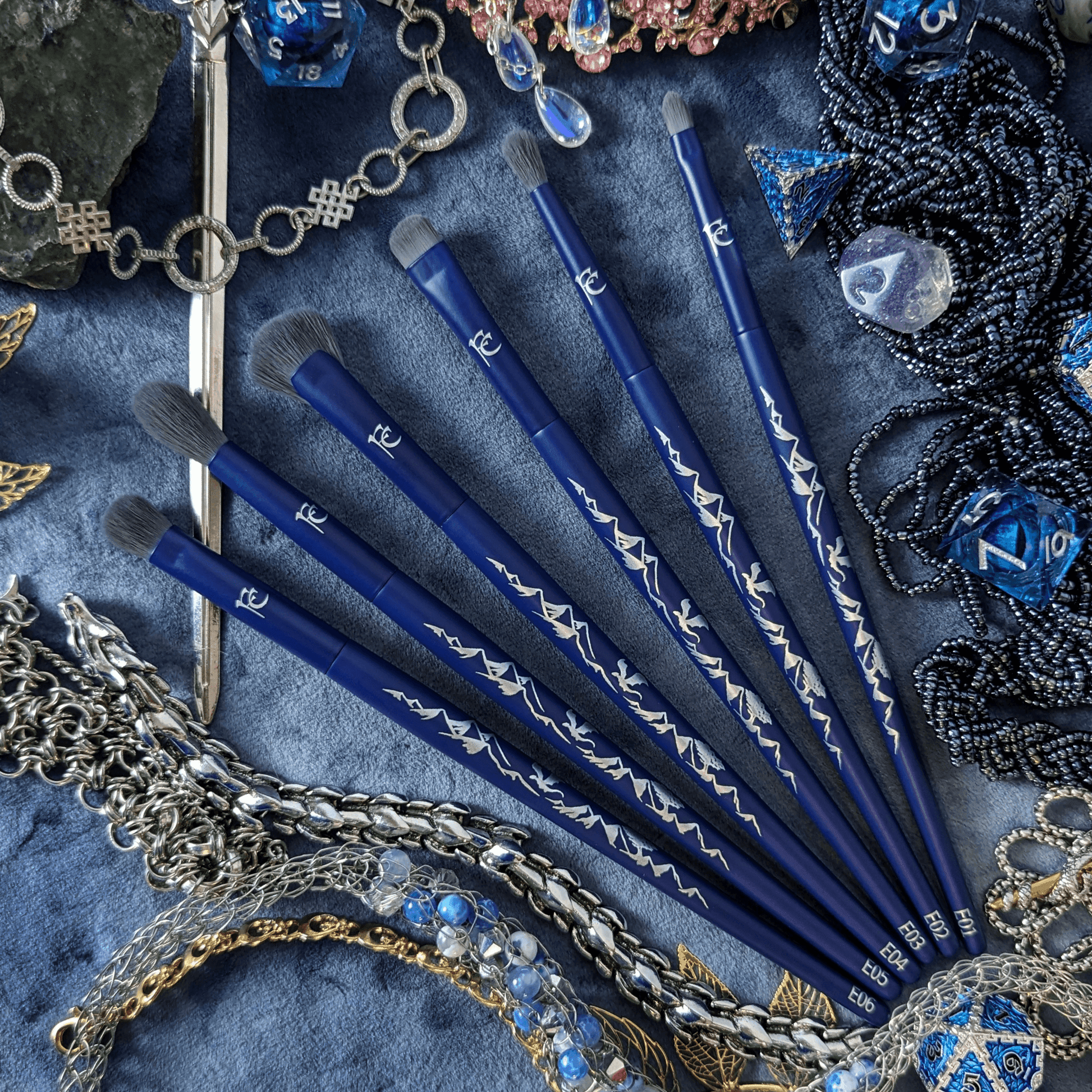Ice Dragon Brushes - Eye brush bundle