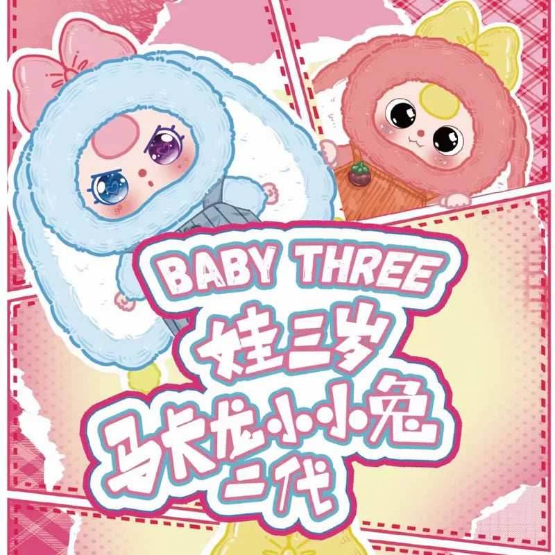 Baby Three V2 Rabbit Macaron Cute Bunny Plush Series Blind Box (1 Blind Box) - 