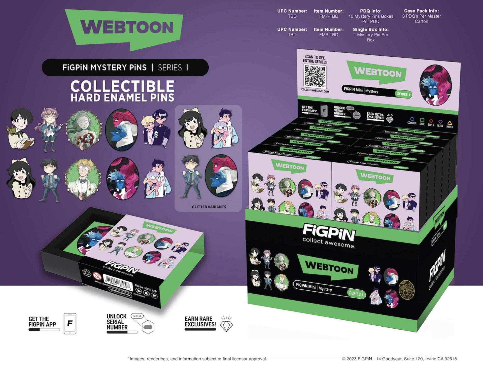 FiGPiN Webtoon Mystery Minis Series 1 - 