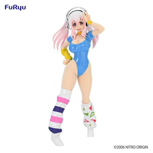Super Sonico - Super Sonico 80's Blue Outfit Figure - 