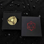 Unique Fidget Spinner Dice: Three Metal Dragon Head Cool DND Spin Roulette Dice