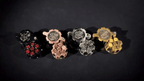 Unique dnd revolver dice set: 7 cool metal dnd bullet dice in the rotating revolver cylindrical magazine