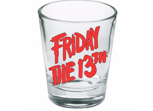 Jason Vorhees Friday the 13th Shot Glass Barware Horror Halloween Metaphysical