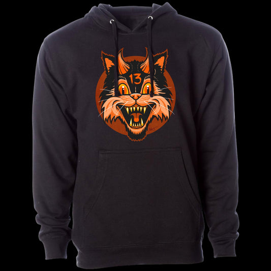 Bad Luck Cat Unisex Hoodie