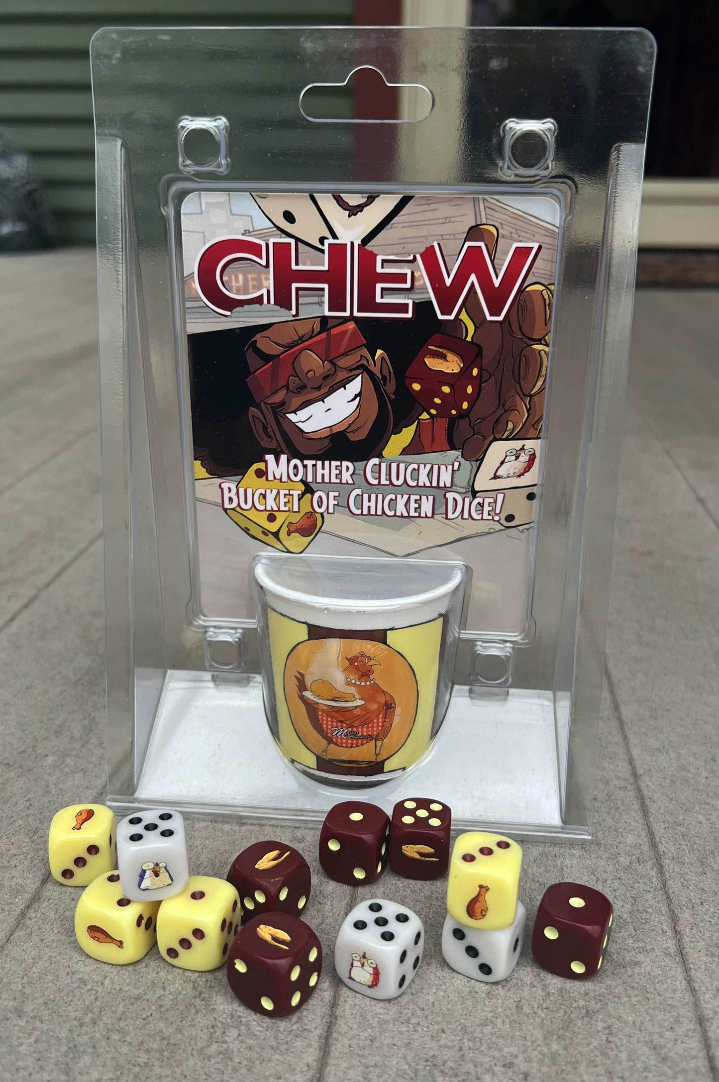 CHEW: Mother Cluckin' Bucket of Chicken Dice (RPG Supplement) - 