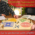 DND Area of Effect Spell Templates - Set of 16 AOE Markers for RPG