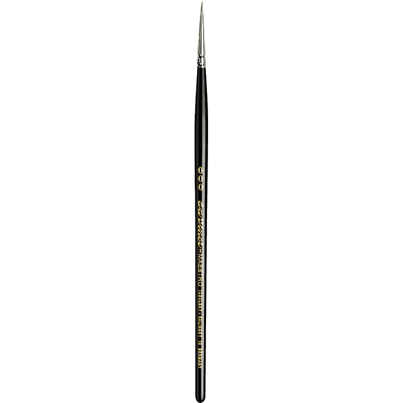 Da Vinci: Maestro - Kolinsky Red Sable Brush - Series 10 - Size 3/0 - Round - 