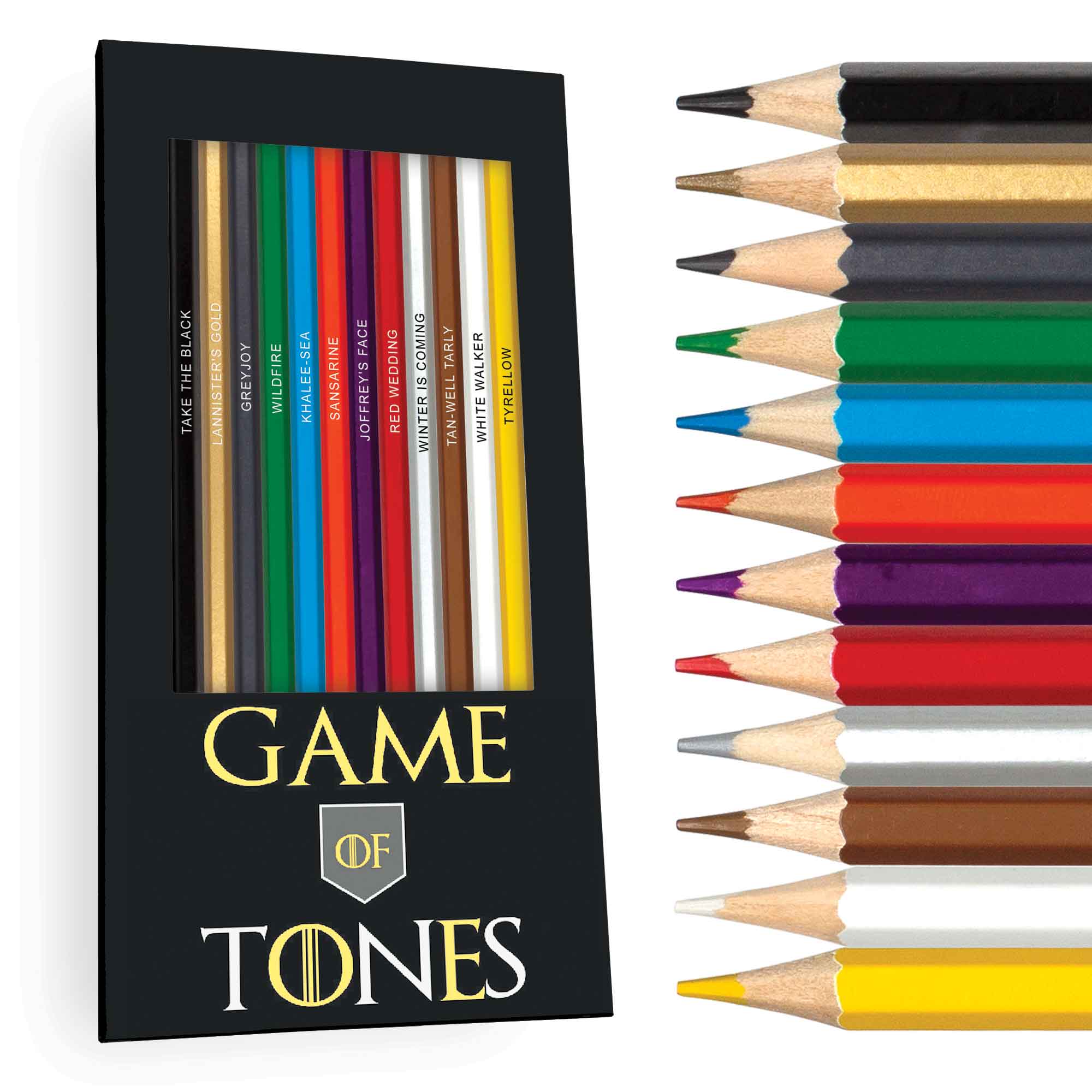 Game of Tones Colored Pencils for Fans of Game of Thrones