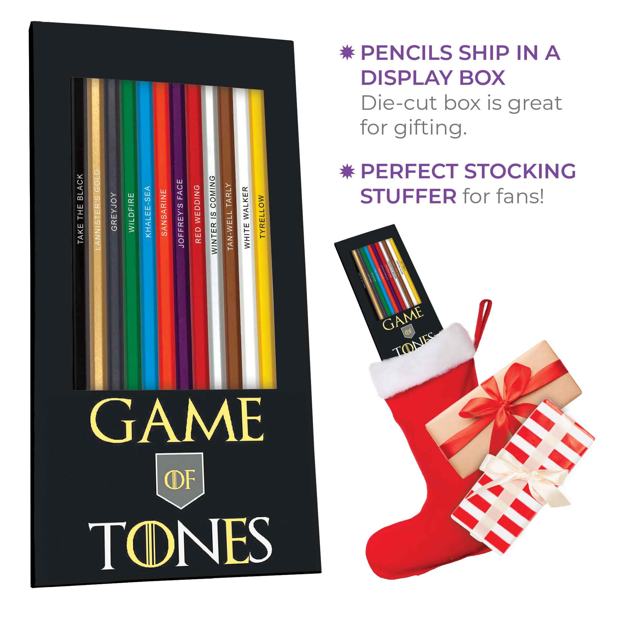 Game of Tones Colored Pencils for Fans of Game of Thrones