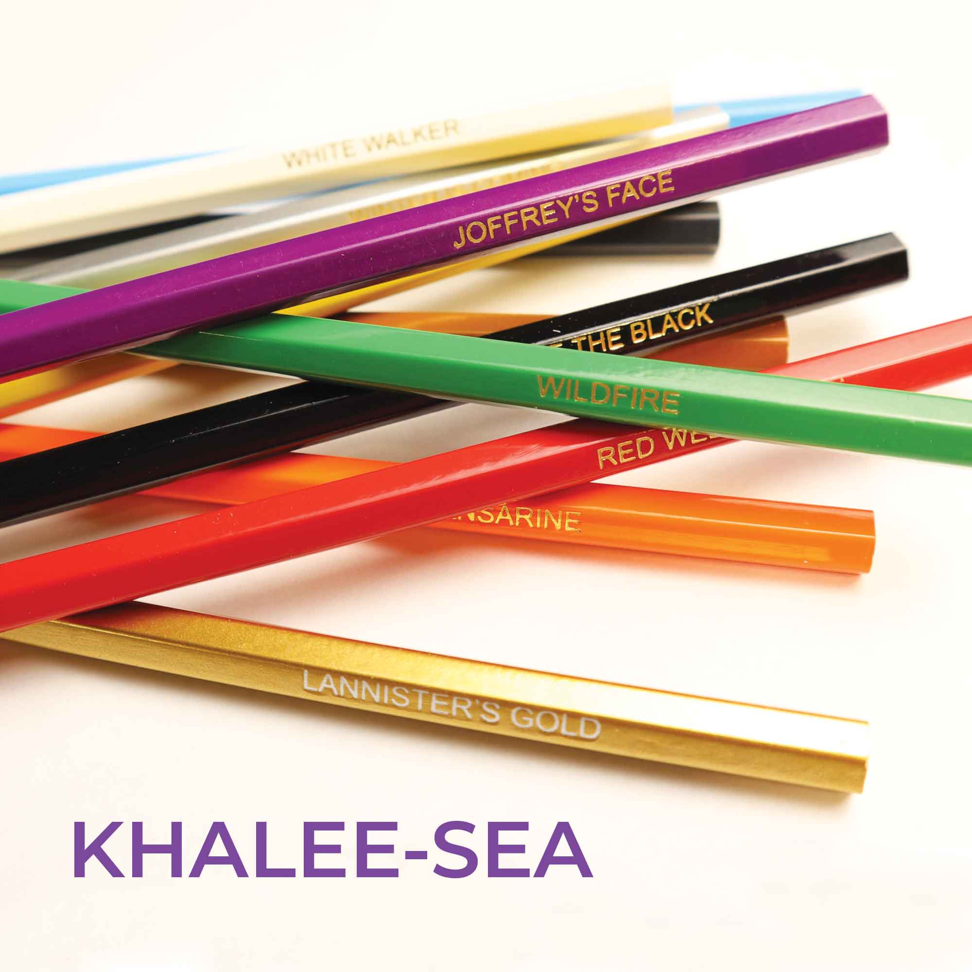 Game of Tones Colored Pencils for Fans of Game of Thrones