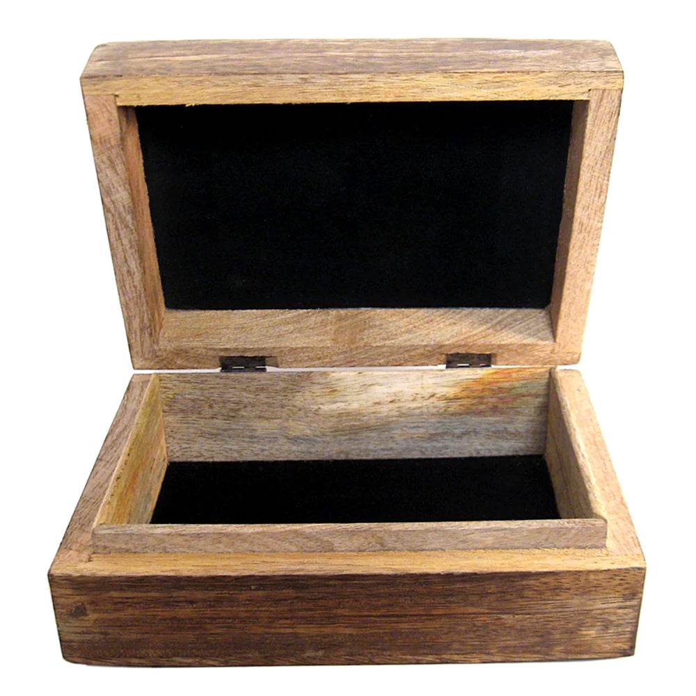 Mango Wood Box - Goddess 7" x 5"