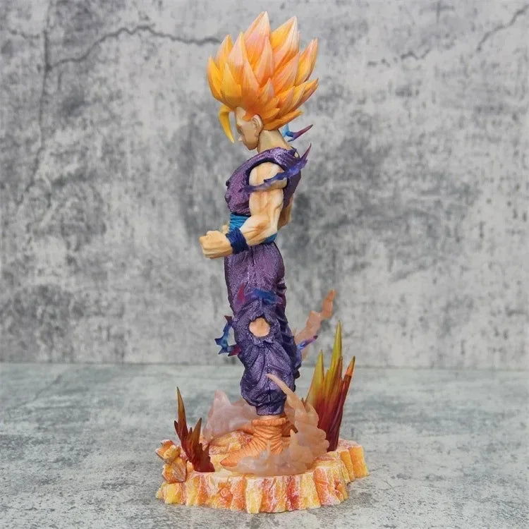 Gohan Super Saiyan 2 Anime Figure, Dragon Ball Z Figurines Cell Saga 28 cm