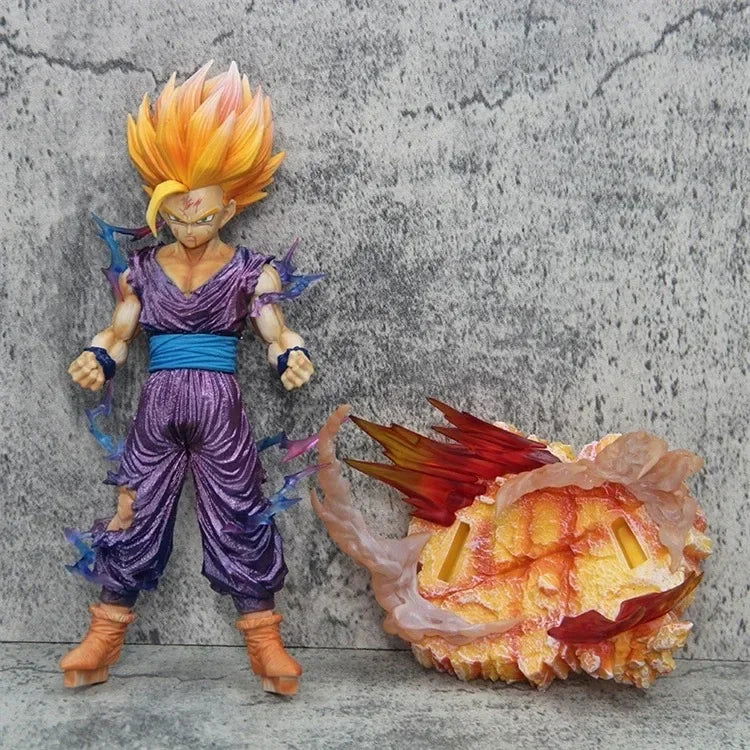 Gohan Super Saiyan 2 Anime Figure, Dragon Ball Z Figurines Cell Saga 28 cm