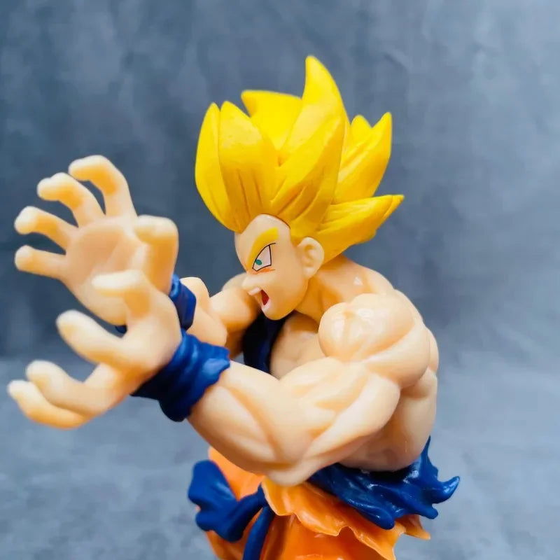 Goku Dragon Ball Z Anime Figure, Kamehameha Cell Saga Dragon Ball Z Super Saiyan Figurine, Anime 6in