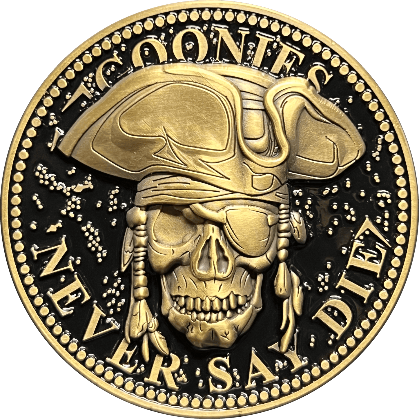 GL14-006 Goonies Astoria Police Challenge Coin Goonies Never Say Die One Eyed Willie - 