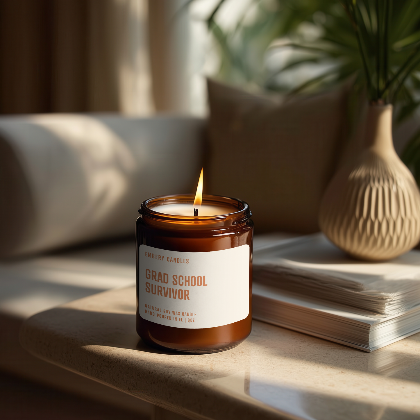 Grad School Survivor | Soy Wax Scented Candle