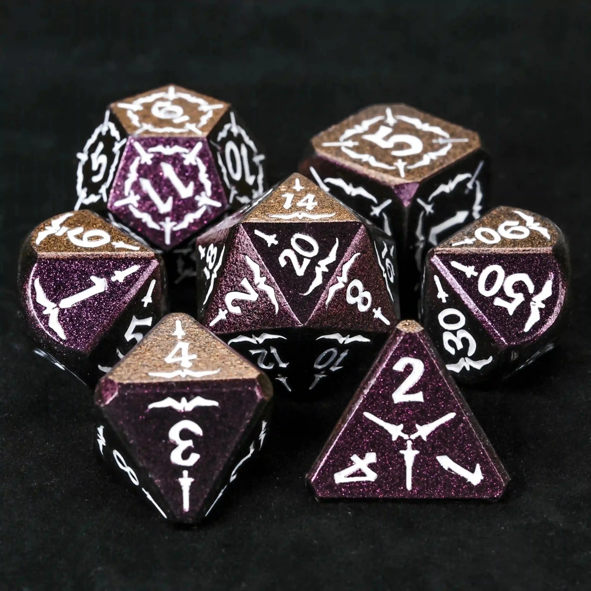 DND Dice - Eagle Series Metal Dice Set