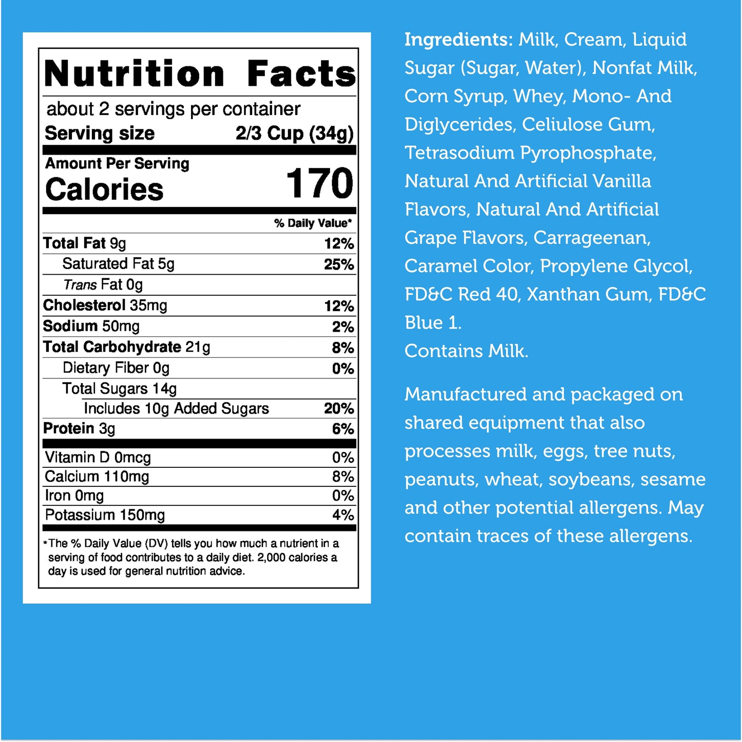 Freeze Dried Ice Cream That Does Not Melt (Bits) Grape