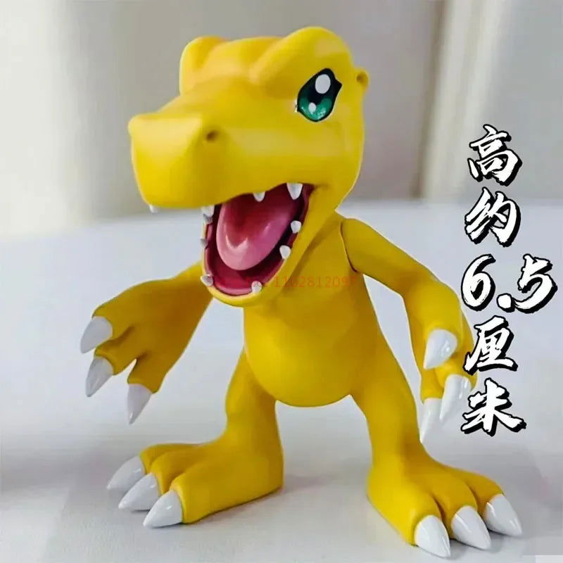 Greymon and Agumon Anime Figures, Digimon Gk Figurines Action Collectible Model Toys 12cm