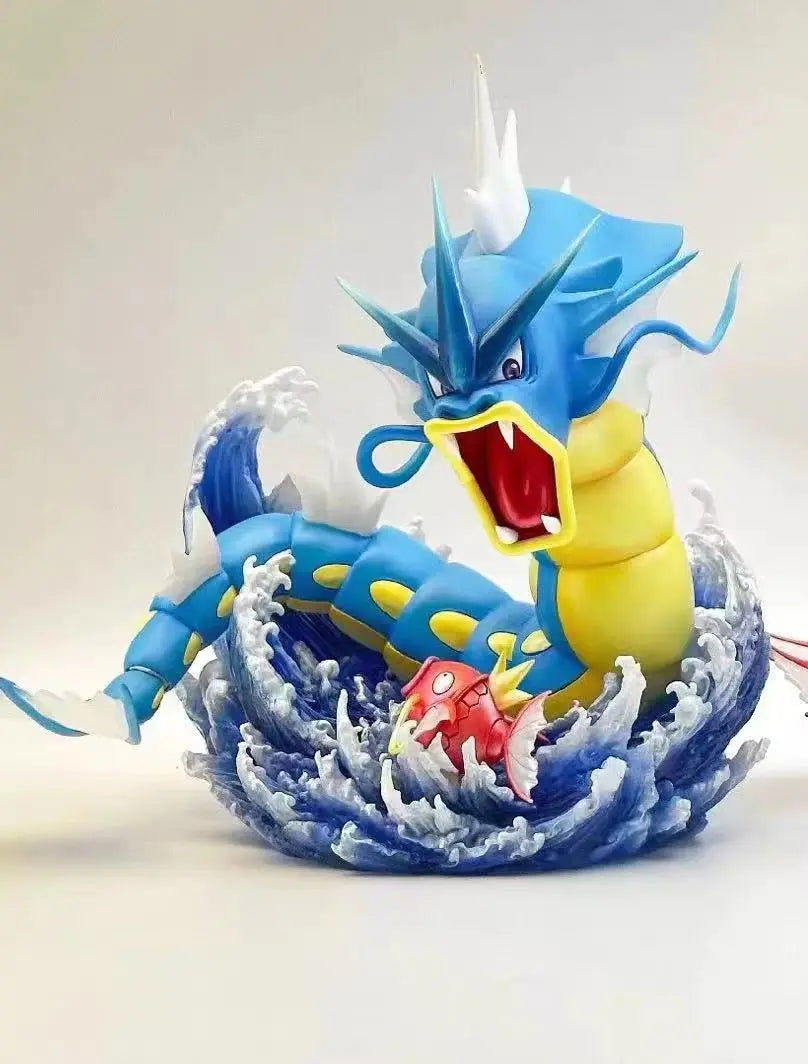 Gyarados and Red Gyarados Anime Figures, Shining Gyarados Pokemon Anime Figurines Pvc Statue Collections 16 cm